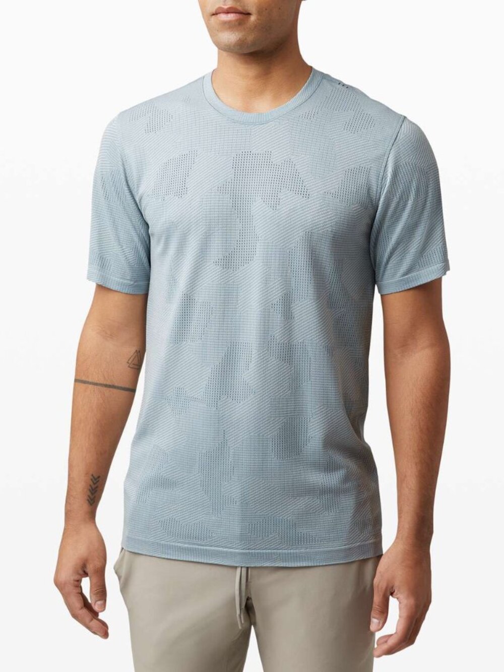 Lululemon Men's Metal Vent Breathe Short Sleeve - Blue Cast